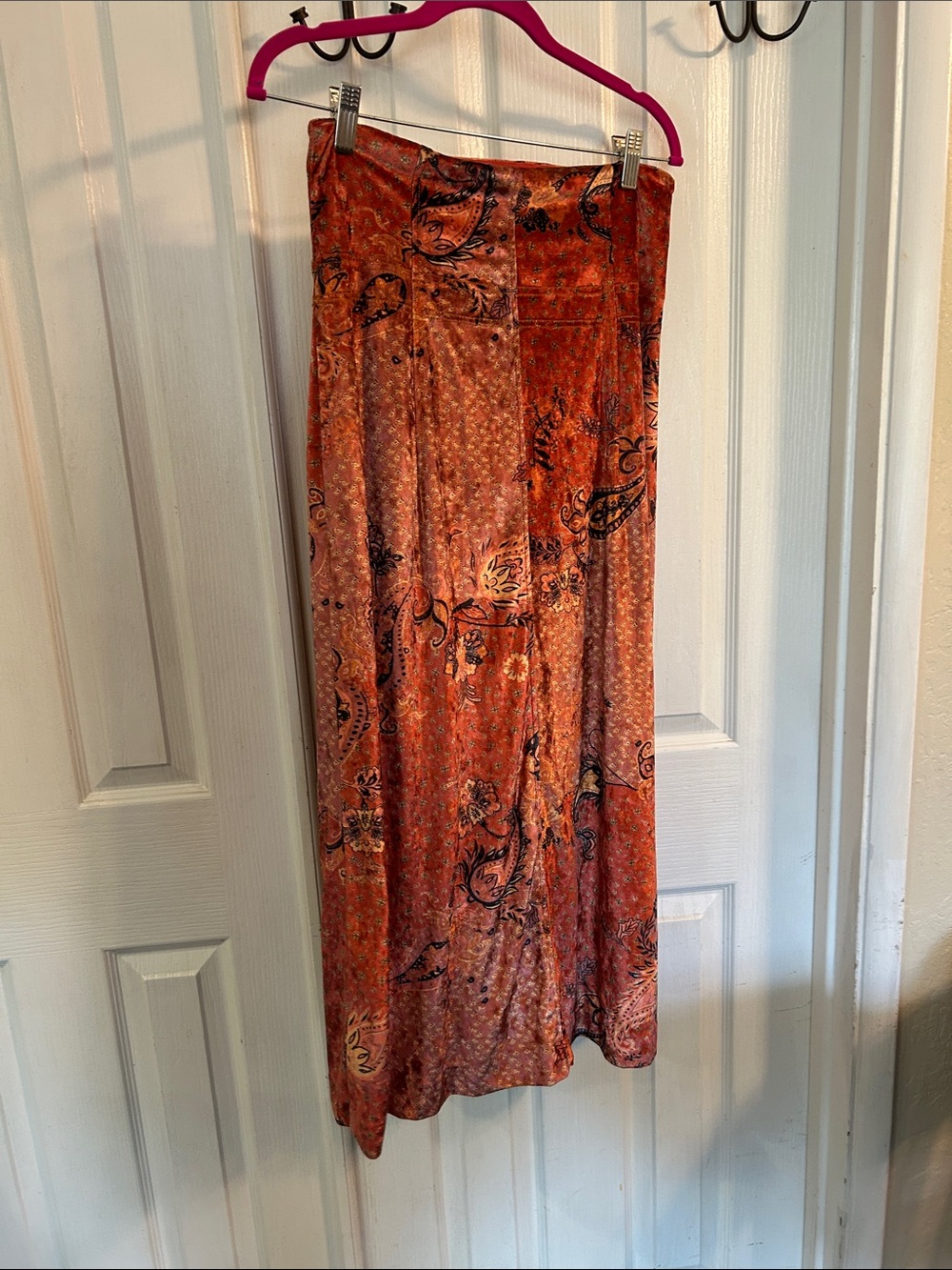 Free People Maxi velvet skirt size L - Picture 2 of 5